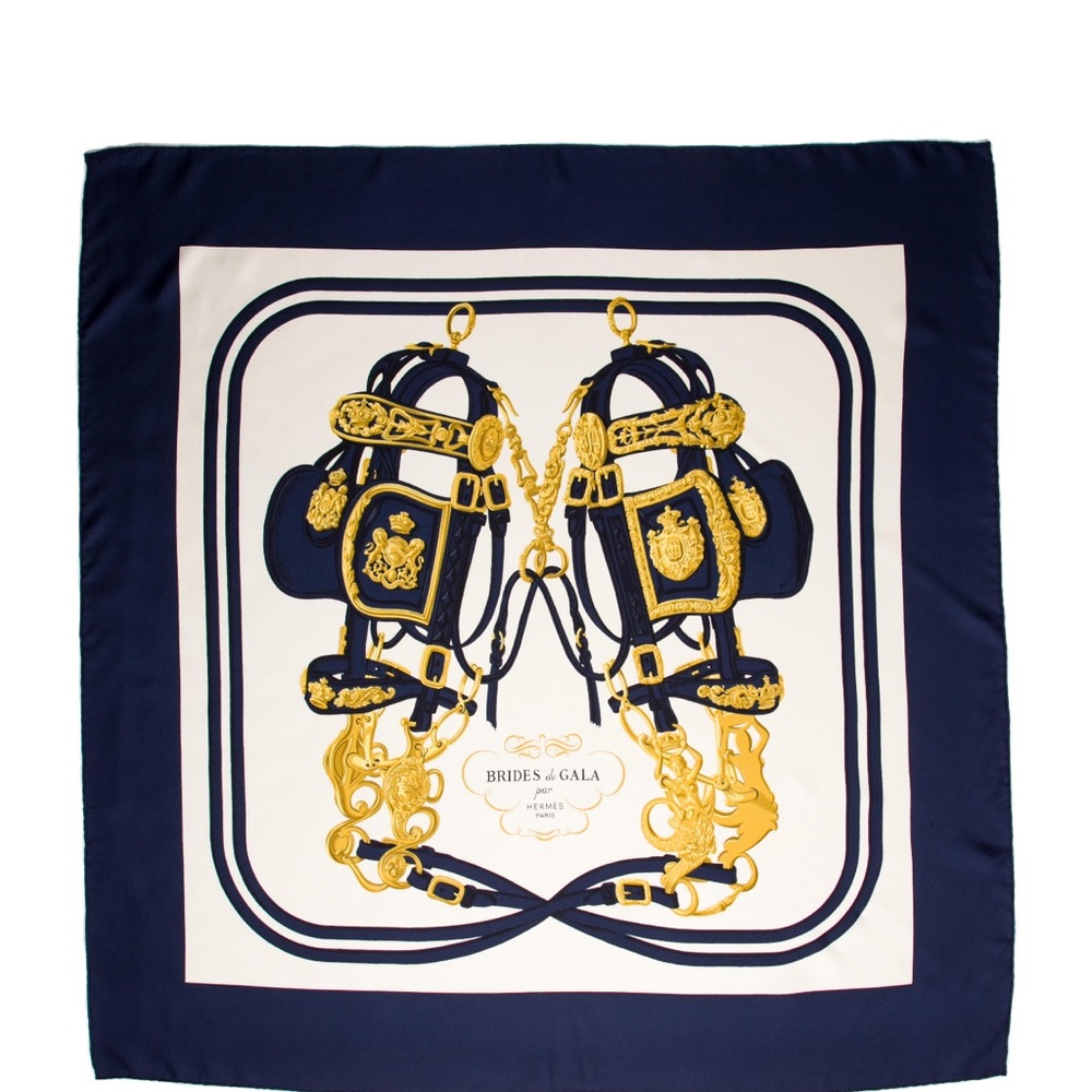 Hermes Brides de Gala Motif Scarf (with Box)